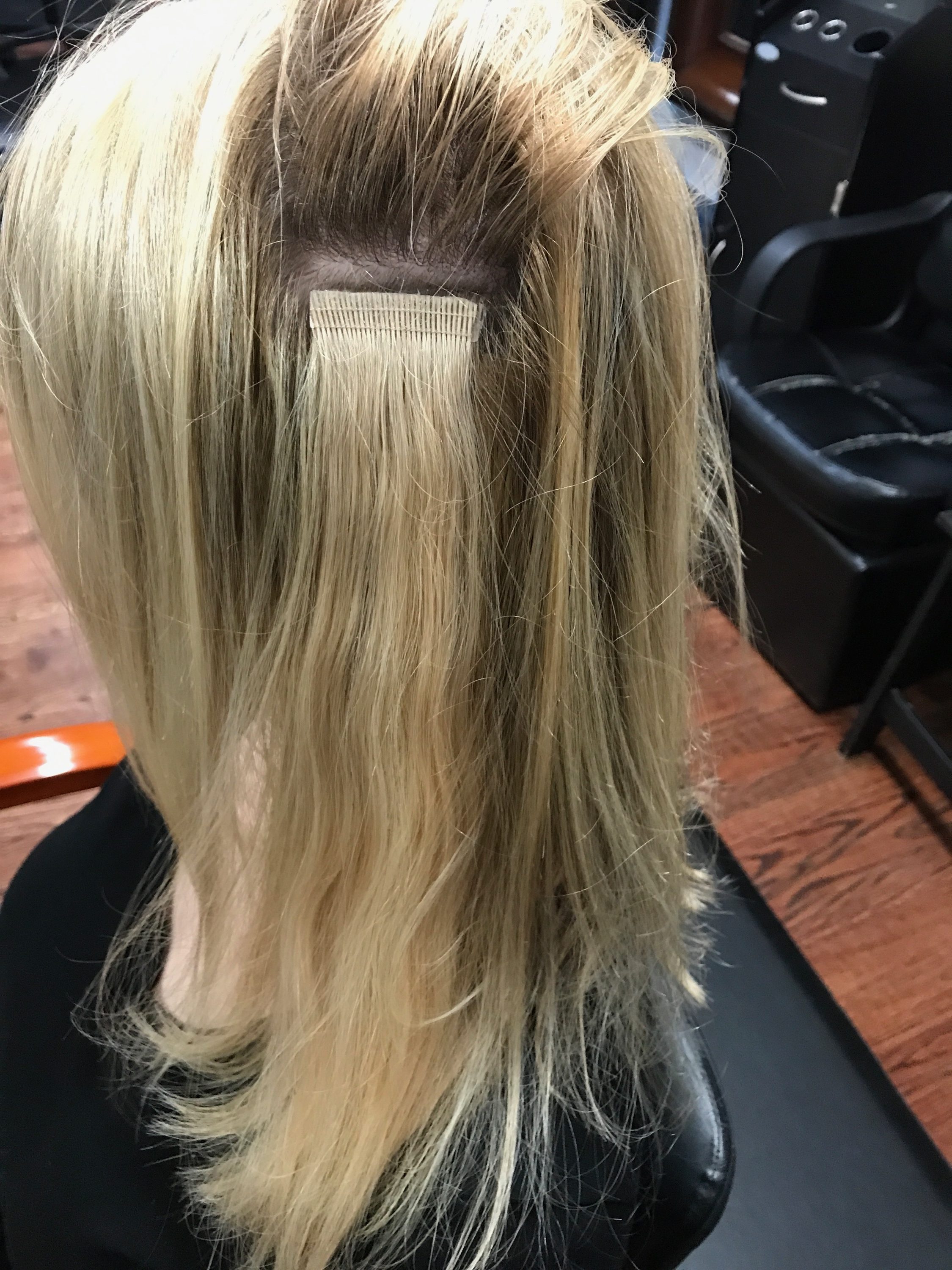 Tape in extensions shop after 6 weeks