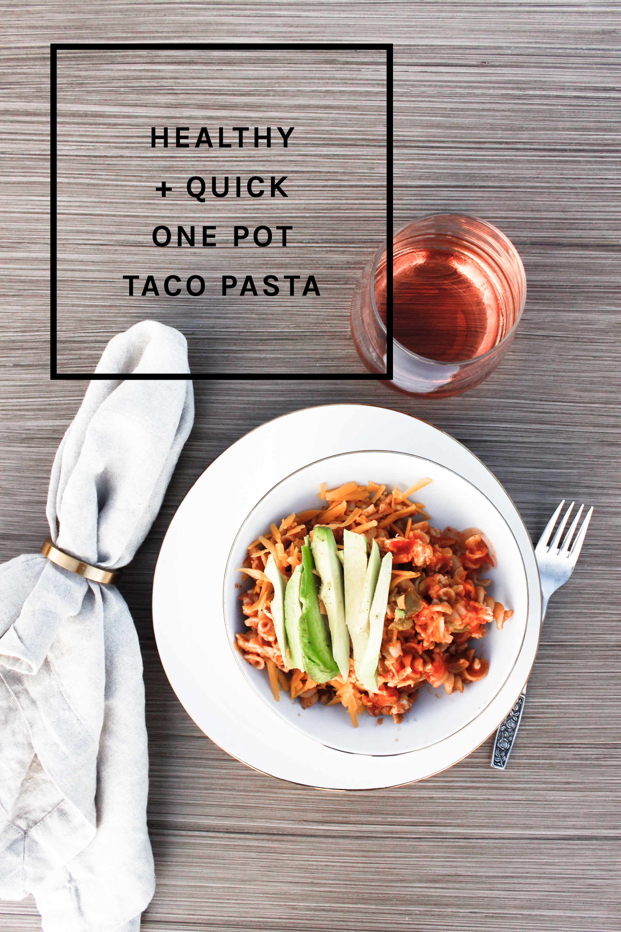 recipe healthy one pot taco pasta