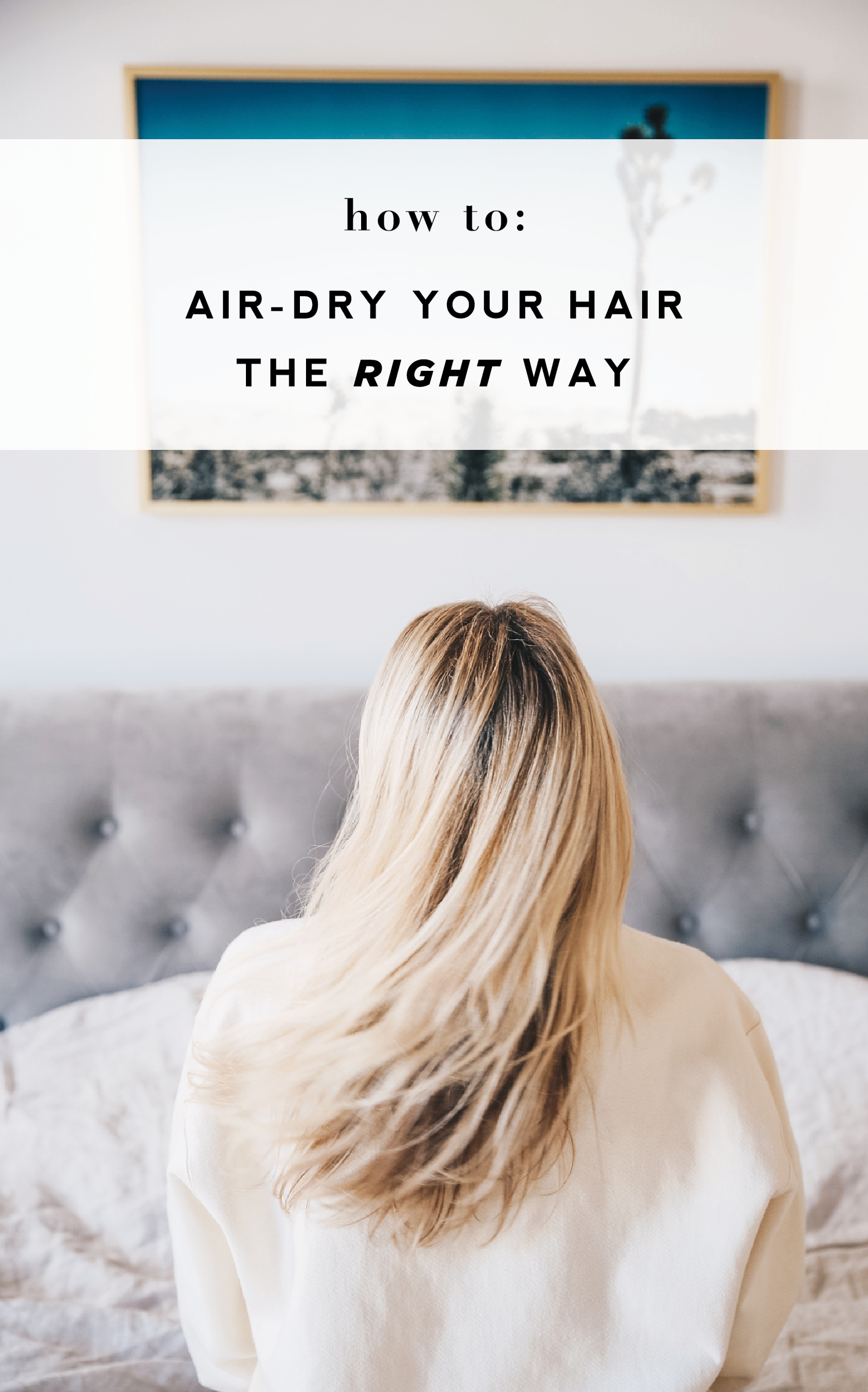 how to air dry your hair the right way in 5 easy steps Meg  