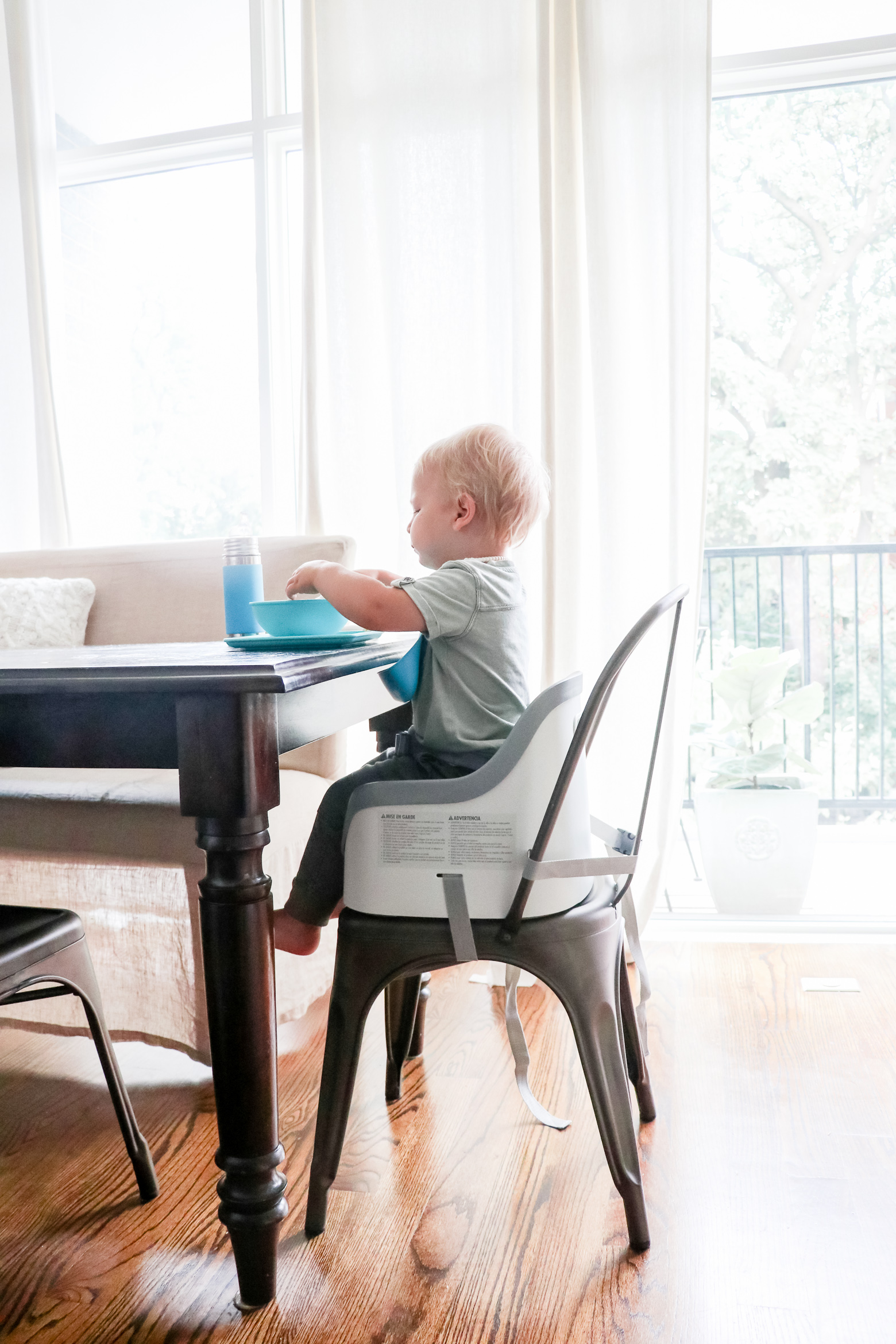 Rent Baby Gear INCLUDING OXO Tot Nest Booster Seat with Straps, Navy