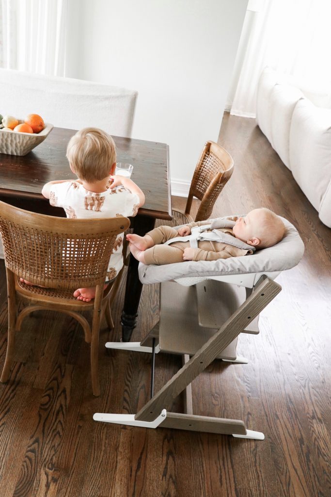 High chair best sale with newborn insert